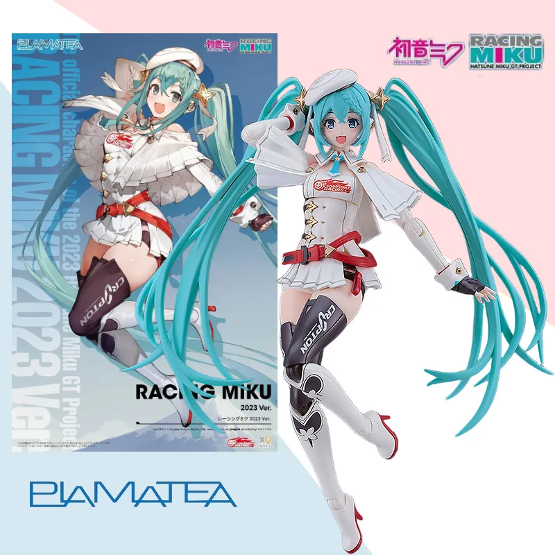 

GSC Original PLAMATEA Series PACING MIKU 2023 Ver. Hatsune Miku GT PROJECT Anime Action Figure Assembly Model Toys Collection