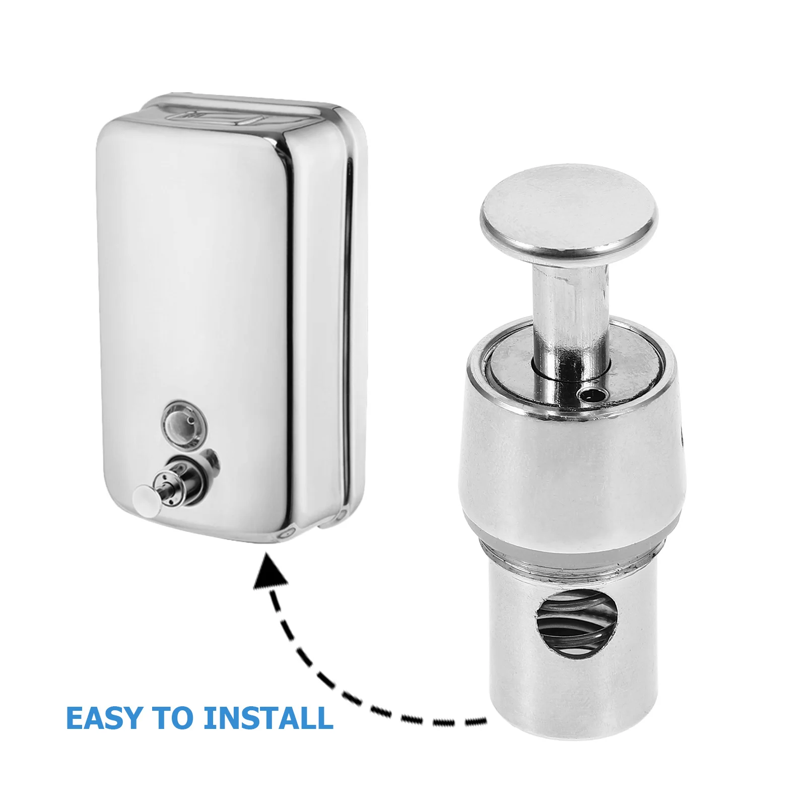 

Soap Accessories Bathroom Shampoo Lotion Pumps Wall Mount Soap Dispenser Bottle Replacement Empty Press Bottle Pump Body Wash