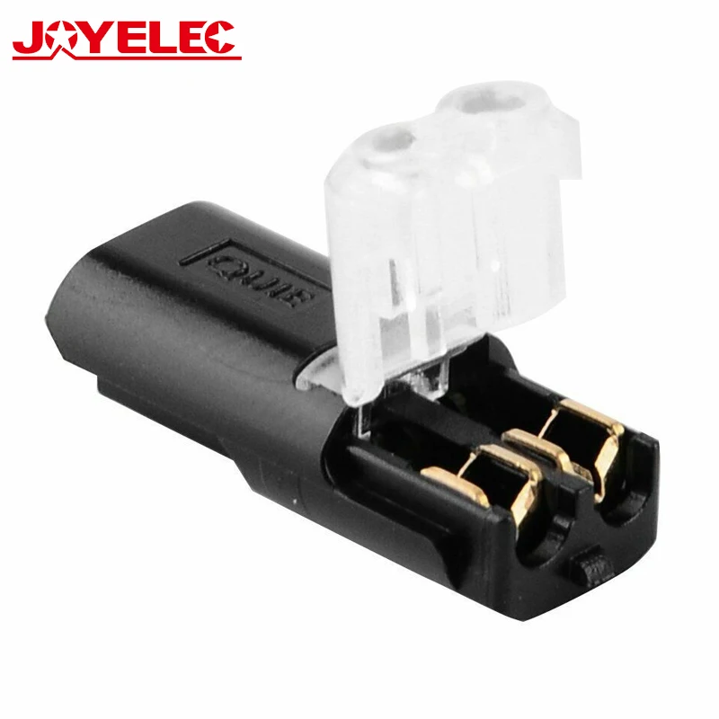 10pcs 2pin Pluggable Wire Connector Quick Splice Electrical Cable Crimp Terminals for Wires Wiring 22-20AWG LED Car Connectors