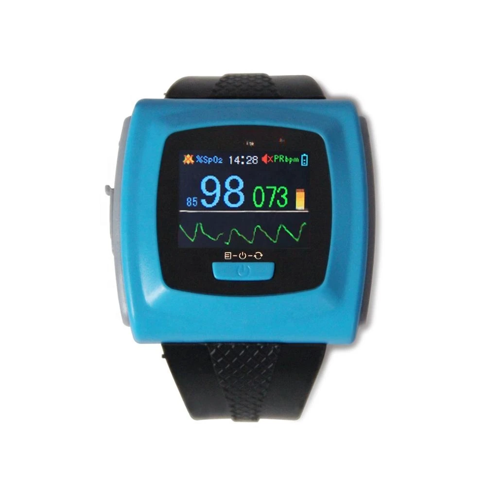 CMS50F CE Wrist rechargeable battery telemedicine system pulse oximeters