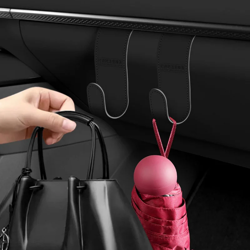 1pcs Car Passenger Mounted Hook Multi Functional Card In Storage Hook High Load Bearing Glove Box Storage Hook Car Accessory