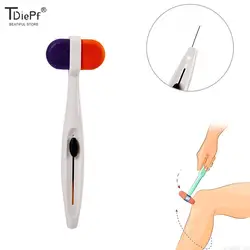 1pcs Medical Buck Nerve Examination Reflex Hammer Neurological Massage Knee Jerk Percussion Reflexes Diagnostic Percussion Tool