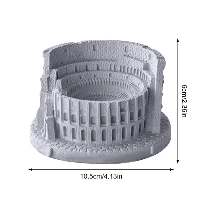 Colosseums Miniature Plaster Room Diffuser Unique Statue Decor Durable Desk Decoration Vintage Art Gift home decor supplies