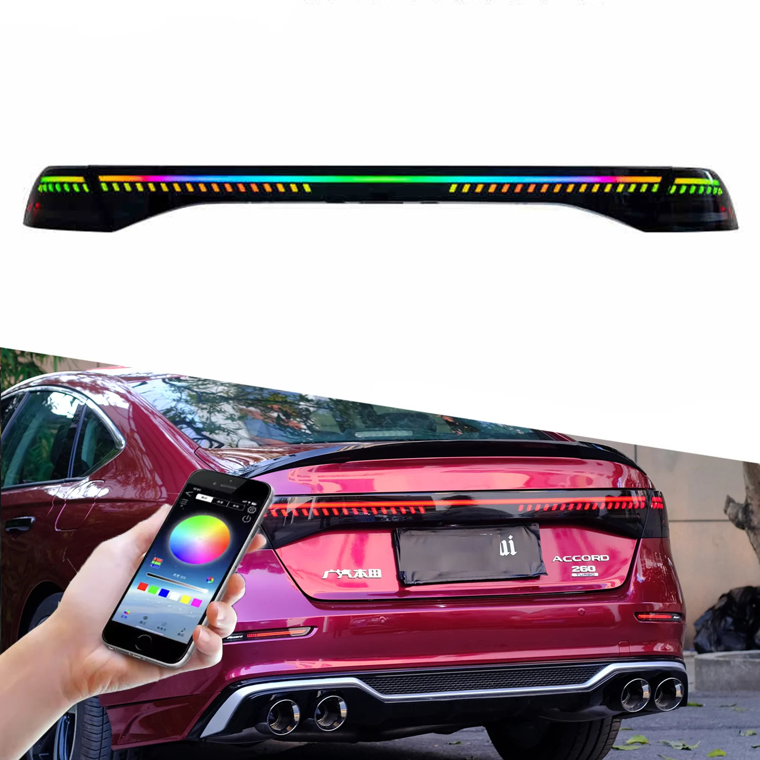 

CAR LED LAMP FOR Honda 11th Accord 2023-2024 LED Trunk Taillights Dynamic Animation New 24V Auto Rear Tail Lamp Assembly