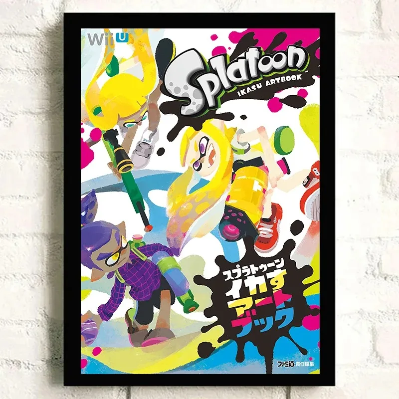 Classic Game Splatoon 3 Poster Anime Painting Art Canvas Printing Wall Home Living Room Internet Bar Decoration Hanging Painting