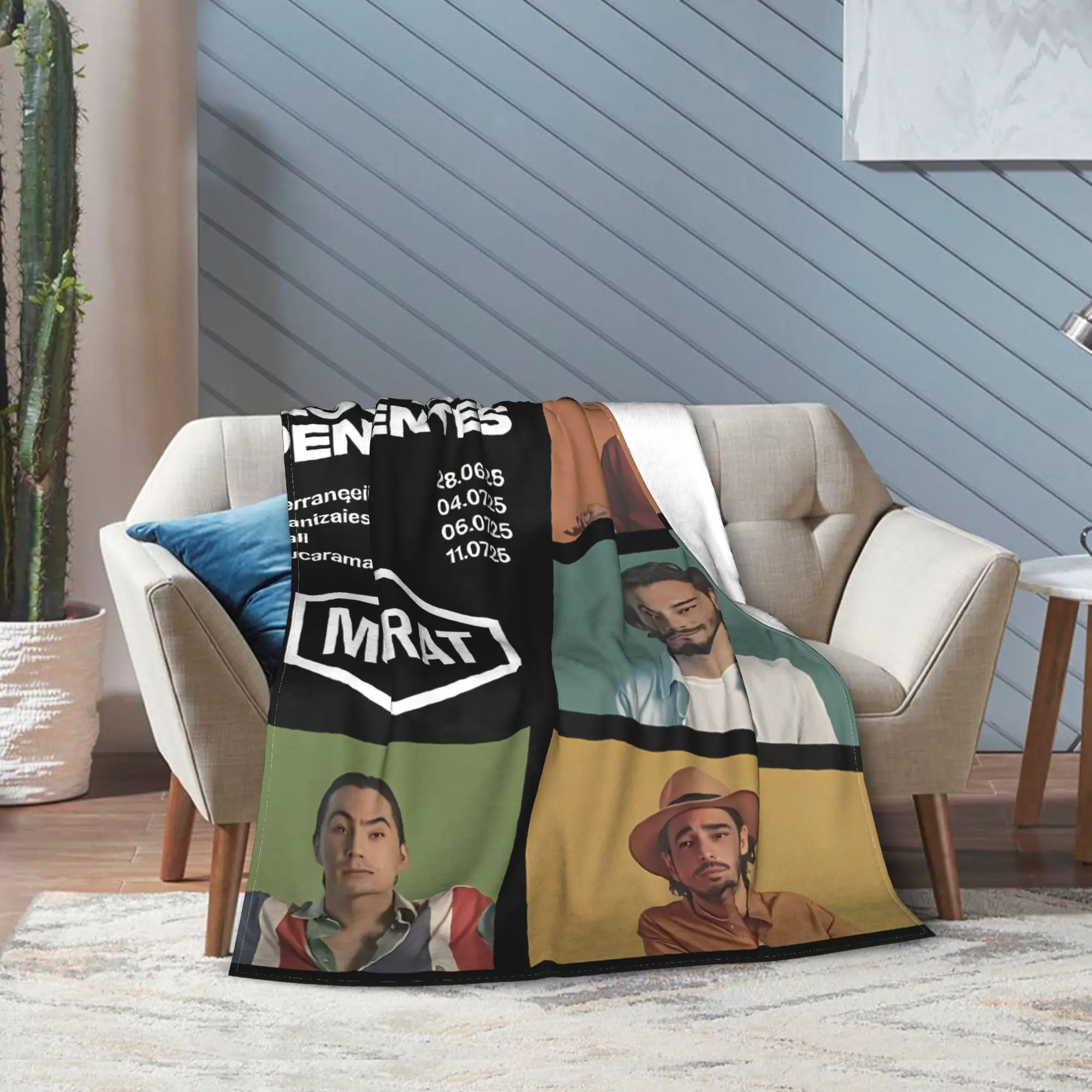 Morat Band POP Rock Music Tour Blanket Ultra Soft  Throw Blankets for Sofa 50x60 Inch Multiple Sizes Rug Piece