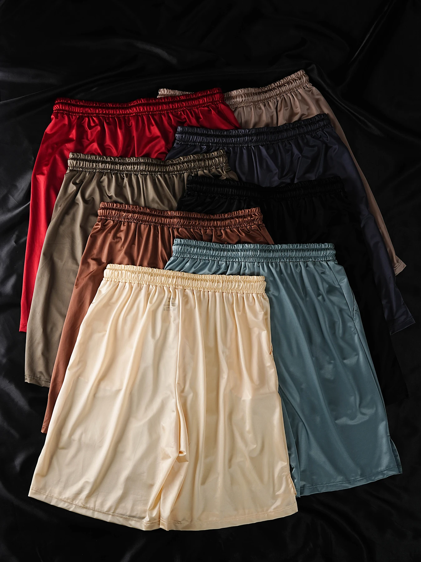 Luxury Satin Sleep Pants, Ice Silk Breathable Comfort, Drawstring Pockets, Ideal for Home and Vacation, Men's Gift