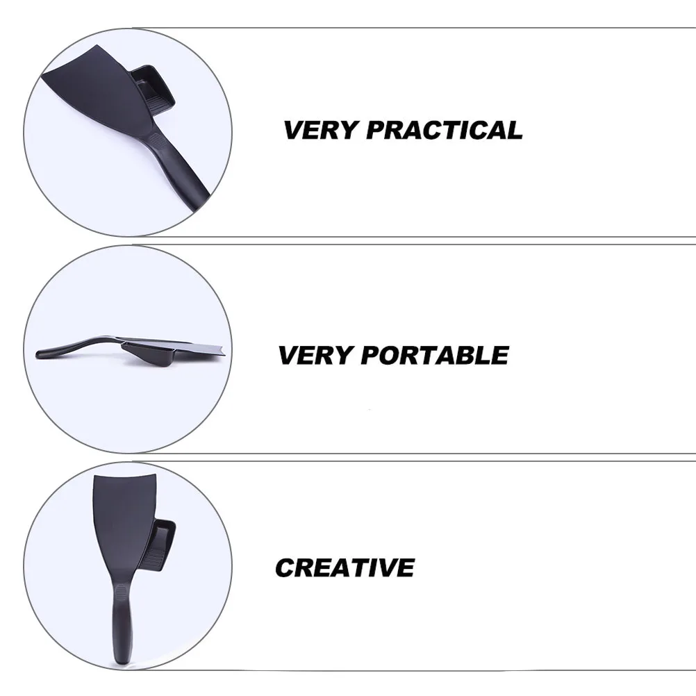 

2Pcs Hair Dye Highlighting Board Paddle Salon Hair Coloring Tools Dye Cream Container Durable ABS Comfortable Grip for Precise