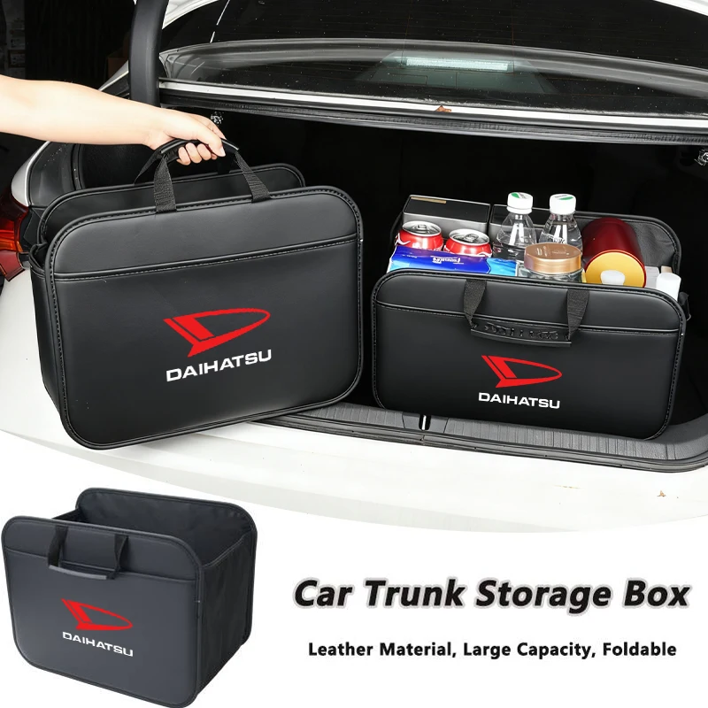 Car Trunk Storage Box Large Capacity Tools Organiser Stowing Tidying Bag For Daihatsu Terios Sirion Mira Materia Rocky YRV Feroz