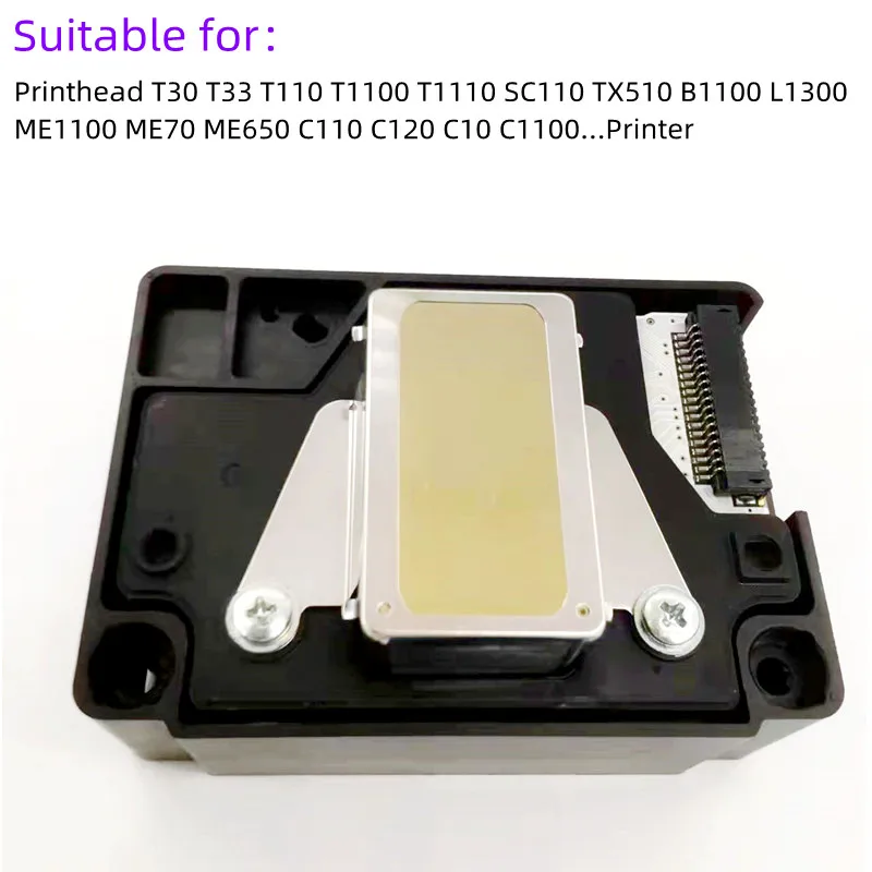 Printhead L1300 Printer Head for Epson WF1100 TX525 T1100 T1110 TX510 ME650F T30 T110 T33 C10 C1100 C110 C120S C110 ME1100 ME70