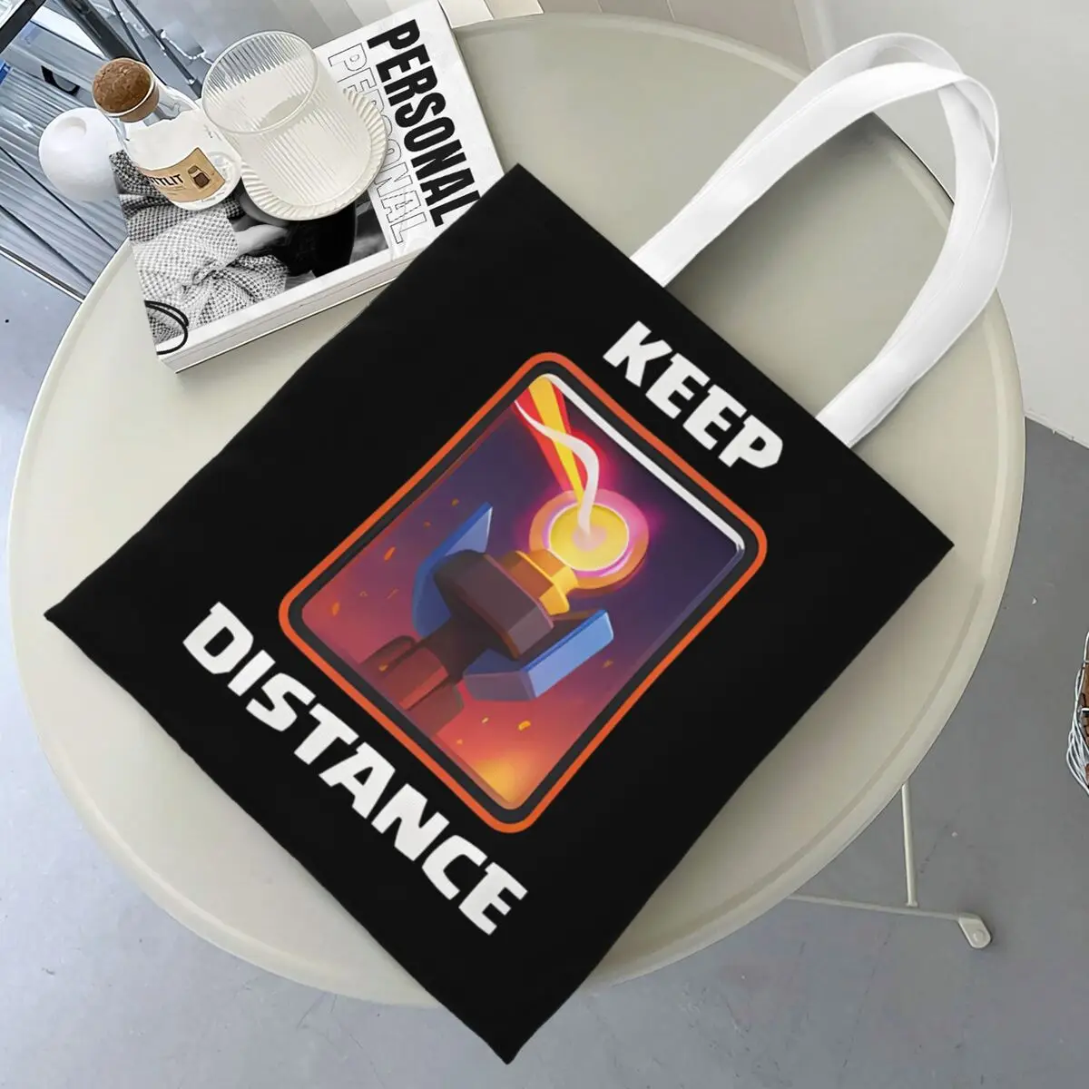 حقيبة تسوق Clashed Royales للحفاظ على المسافة، حقائب يد نسائية مطبوعة، حقيبة كتف للسفر من القماش الرائع #2