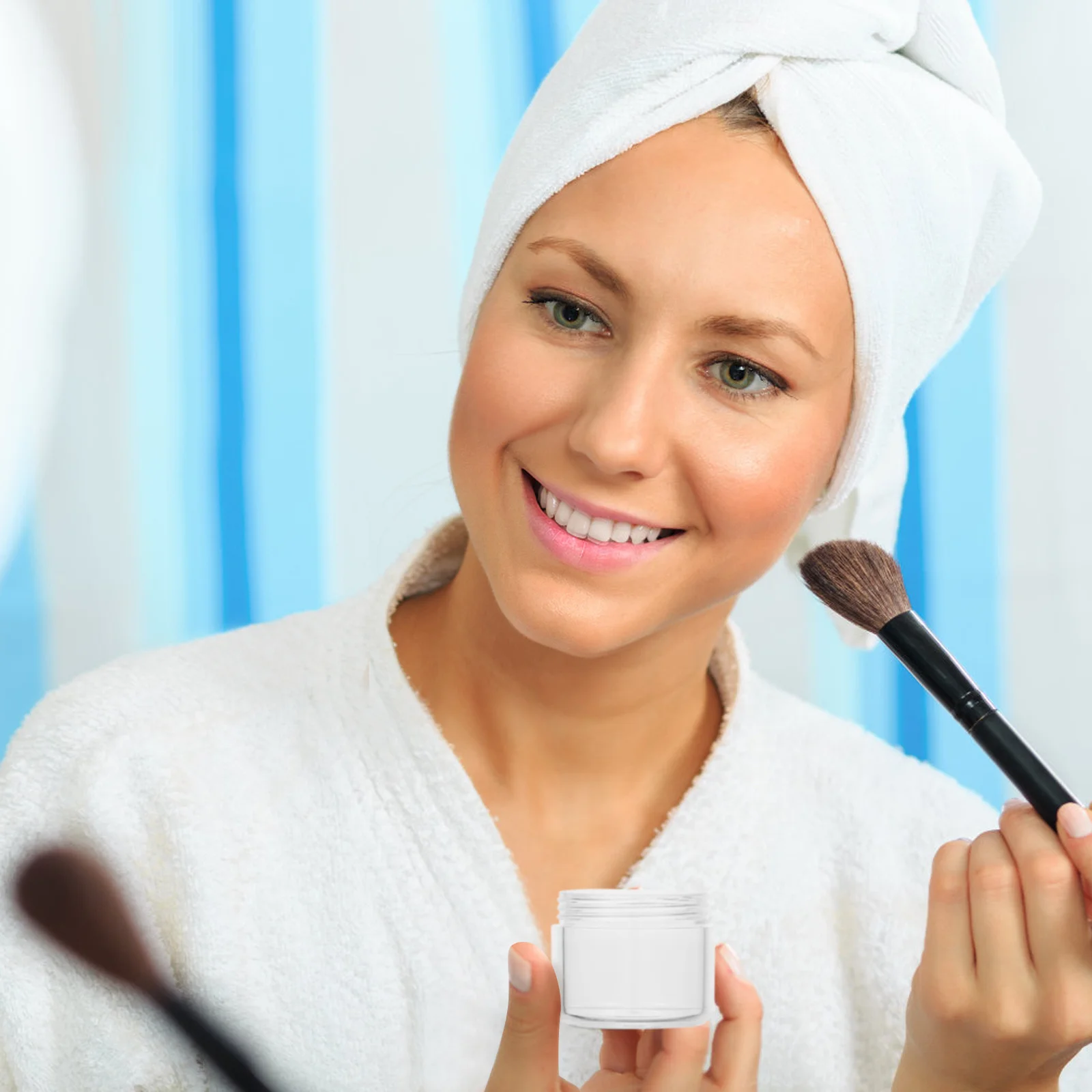 

20Pcs Portable Plastic Jars Cosmetics Containers Leakproof for Travel Camping Home Use Creams Lotion Holder Creams Container