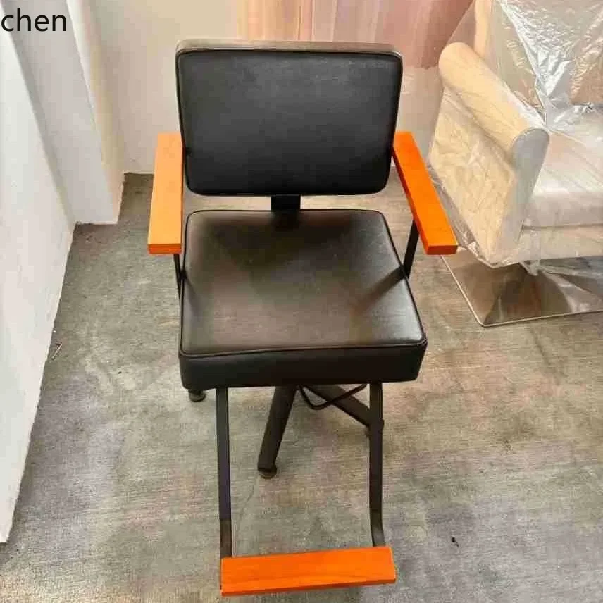 Cross-Border Barber Chair Hair Salon Chair Adjustable Height Barber Shop Special Perm and Dye Salon Chair