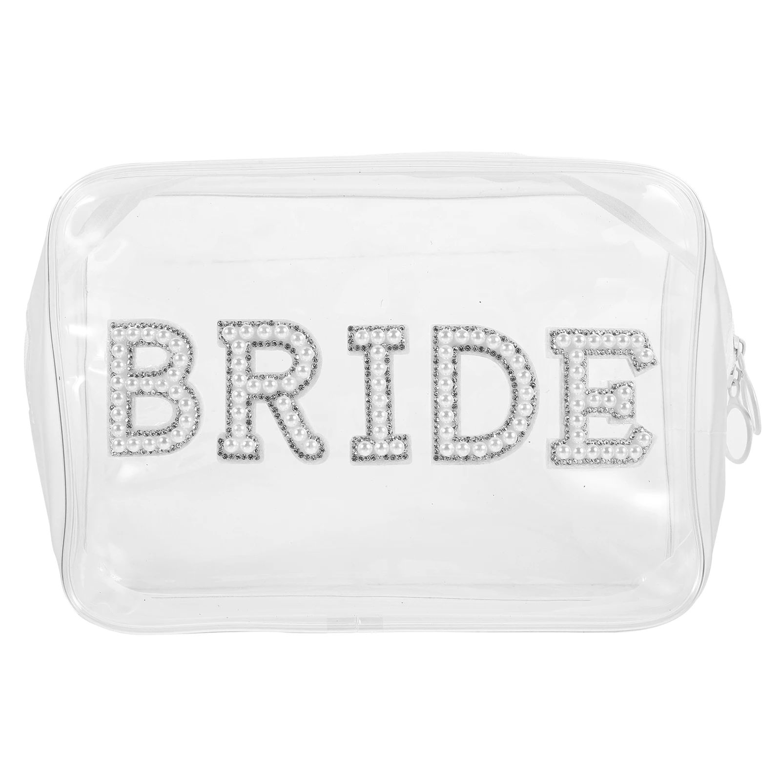 

Bride Makeup Bag Clear Travel Pouch Storage Wedding Day Emergency Kit Bridesmaid Gift Toiletry Bag Cosmetics Organizer