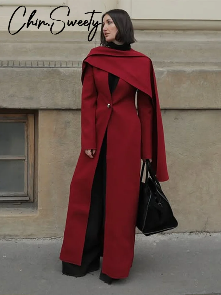 Urban Bow Long Blazer Women Coat Elegant Full Sleeve V-neck Single Button Female Outwear 2026 Spring Autumn Lady Streetwear New