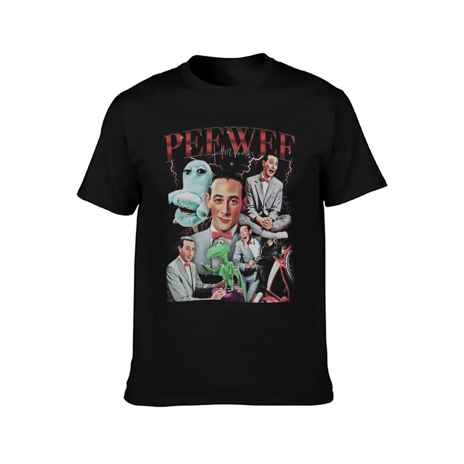 Peewee Herman Collage T-Shirt Holiday All Match T-Shirt