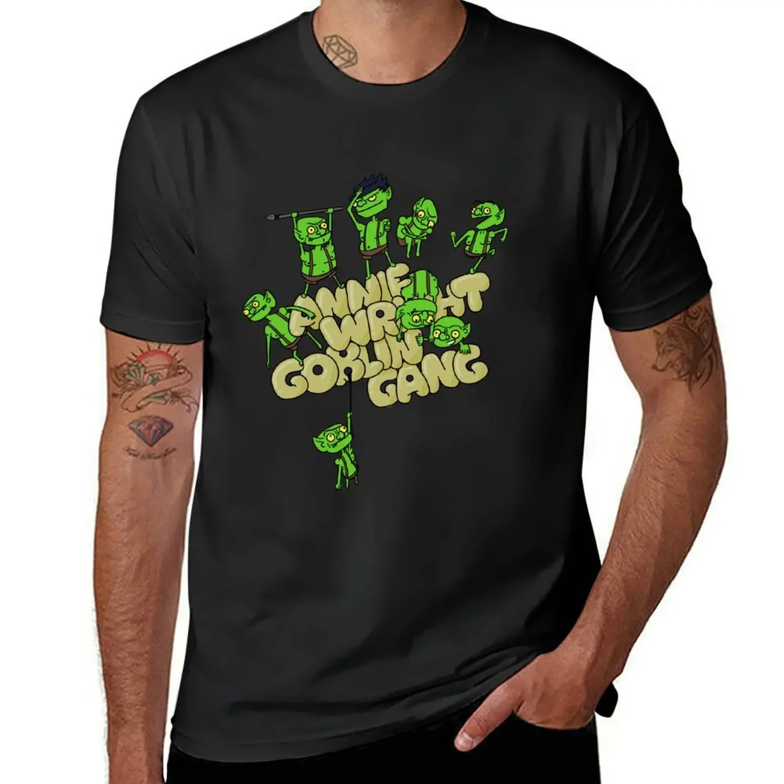 

AW Goblin Gang T-Shirt valentines clothes custom t-shirts cotton man t-shirts baggy shirts cotton t shirt men