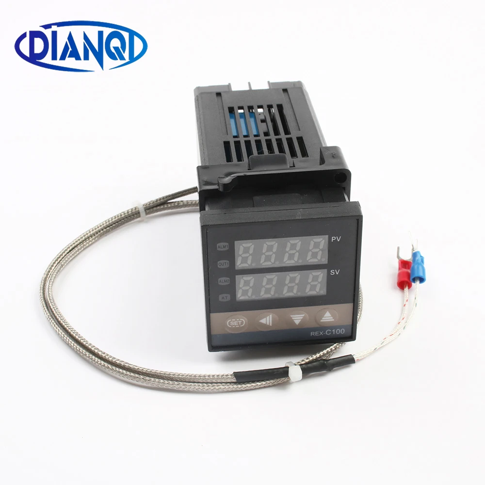 Mutil-Input Economical Digital PID Temperature Controller K type Input solid state Relay SSR relay Output REX C100 Rex-C100