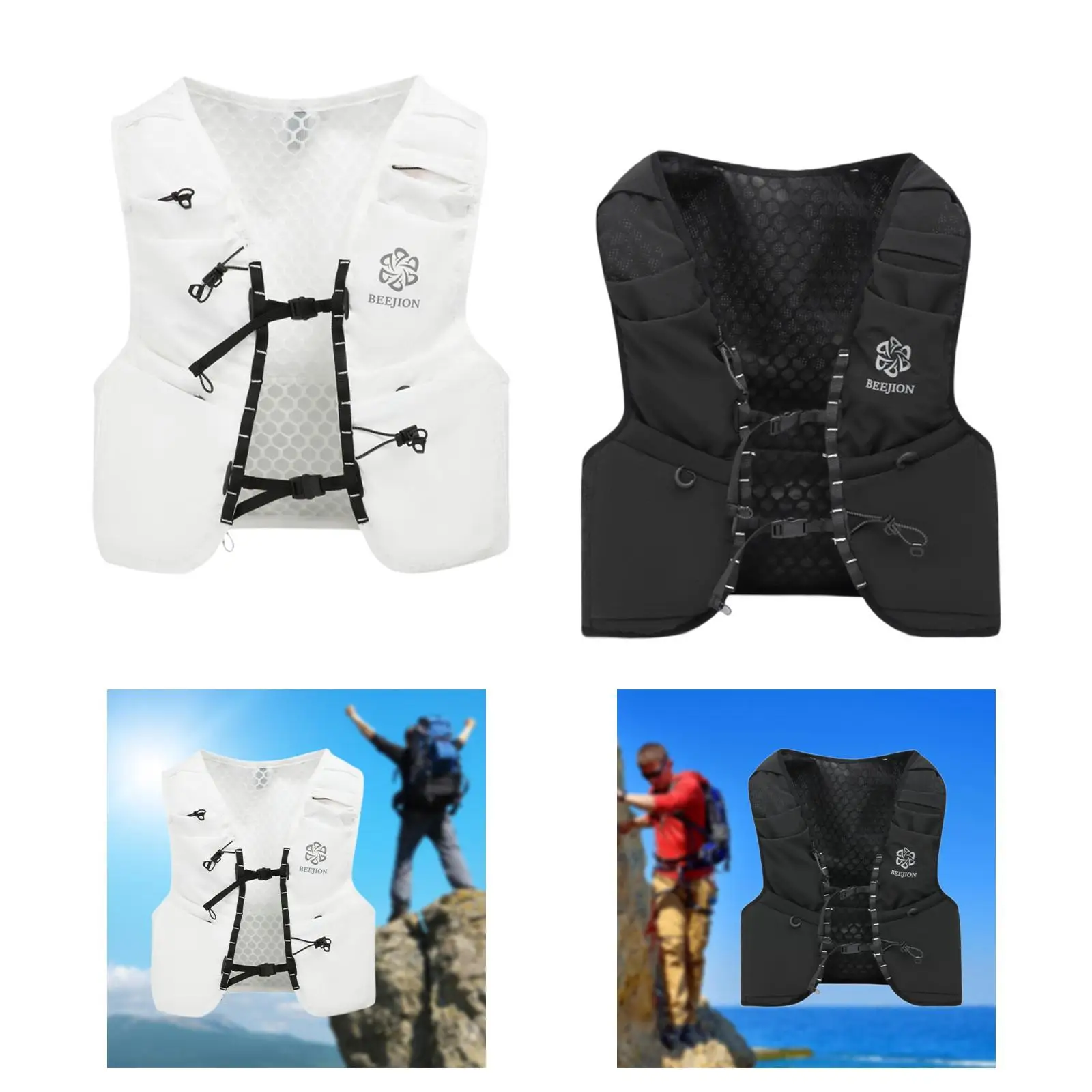 

Hydration Vest Daypack for Men Women for Mountaineering Backpacking