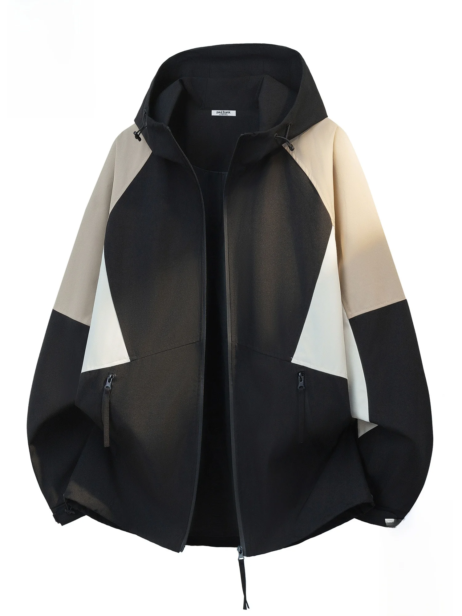 

PaulFrank M Spring Casual Workwear Jaet with Hood Color Blo Large Mouth Monkey Pattern Worn Resistant Polyester Fiber