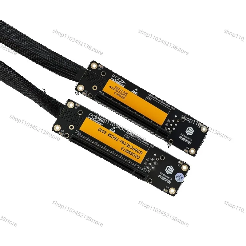 يدعم هيكل الخادم البرجي PCIE4.0 Standard 256GT/s PCIE16X محول كابل تمديد بطاقة الرسومات