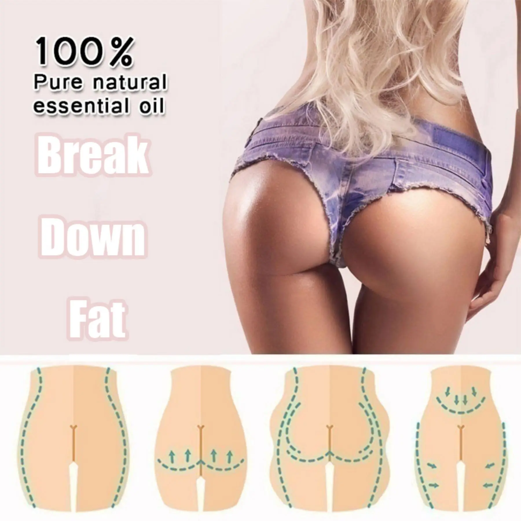 Firm Buttock Essential Oils Enlarge Breast Oil Cream Effective Lifting Firming Fast Growth Sexy Body Big Ass