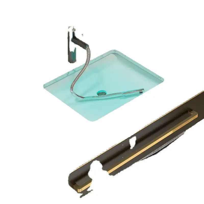 

Cabinet combination light luxury double basin marble under the counter wash basin combination bathroom cabinet wash table mirror