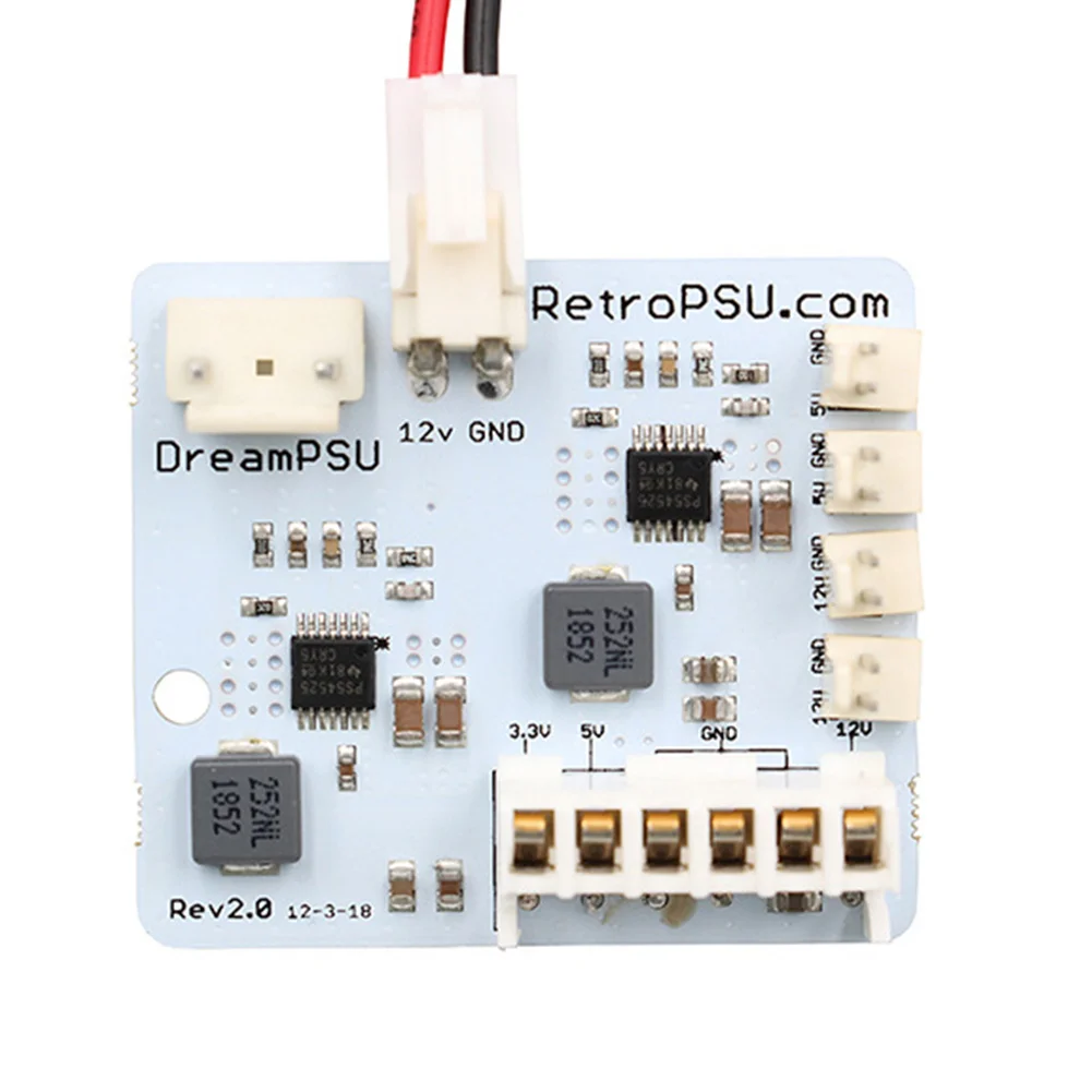 

Оригинальный блок питания DreamPSU Rev2.0 DC для консоли Dreamcast, адаптер питания 12В, плата блока питания.