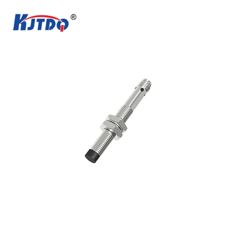 KJT M8 Flushed Types 3 Wires PNP NO NC DC Sn 1/2mm Inductive Proximity Sensor Detects Detection Distance Sensor