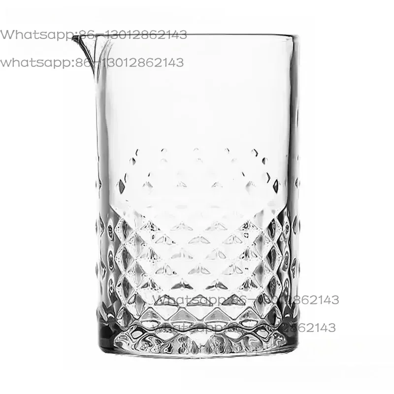 

Glass Mixing Cocktail Bar Stirring Crystal Bartender Cup Bartenders Stirred Drink Seamless Kit Mixer 24 Oz 24Oz