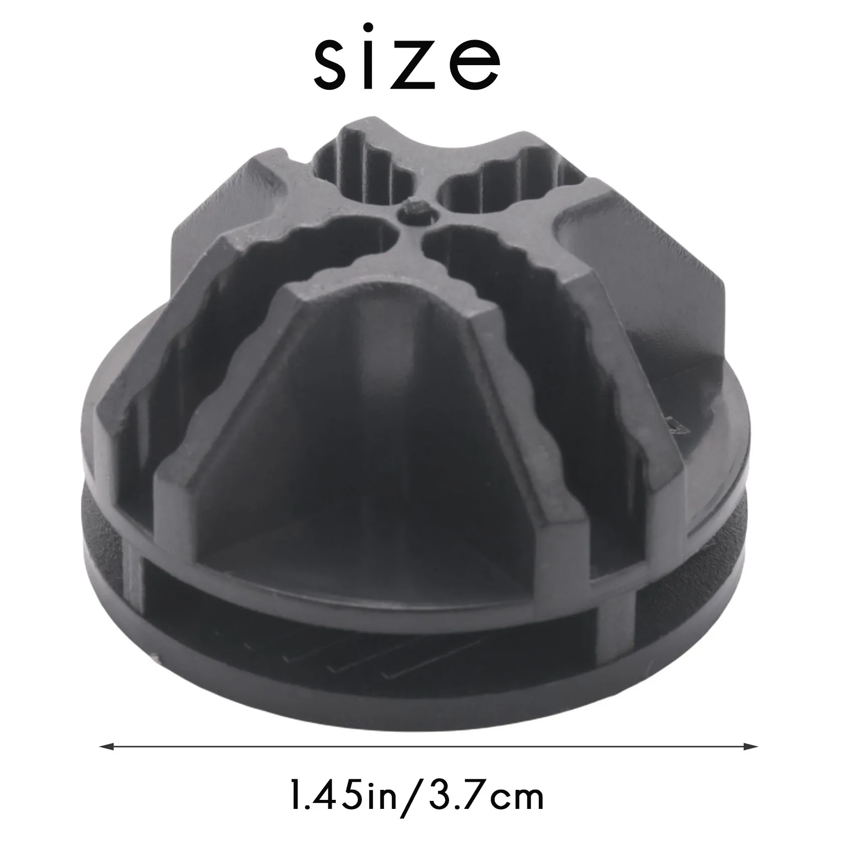 Проволочные квадратные пластиковые соединители для модульного органайзера-шкафа и квадратных стеллажей для хранения проволочной сетки, набор из 8 шт. (черный)