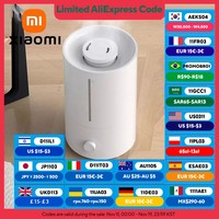 XIAOMI MIJIA Humidifier 2,Top Fill 4L Supersized Cool Mist Humidifier,30H Runtime,Silver ion antibacterial,For Home, Large Room