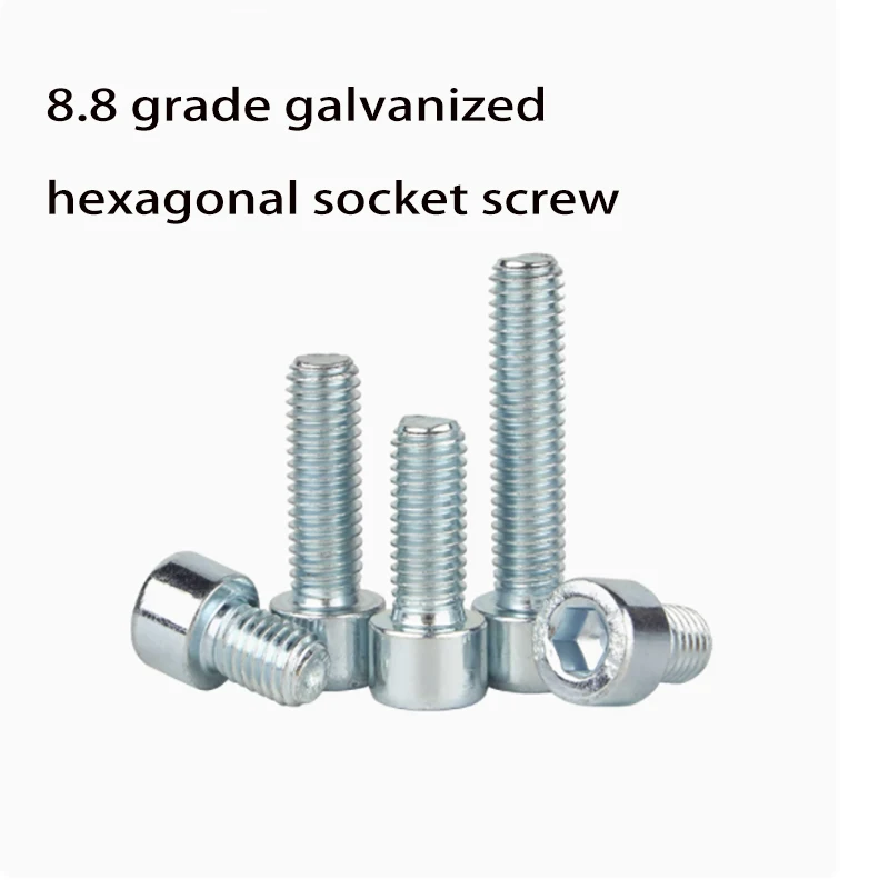 

Hexagon Hex Socket Bolts M3 M4 M5 M6 M8 M10 Galvanized Steel Allen Screw