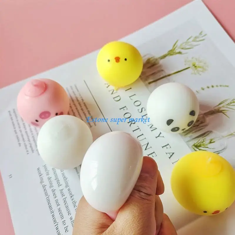 090B そわそわおもちゃストレスリリーフボールノベルティおもちゃキッチンモデル自閉症用蒸しパンのおもちゃ