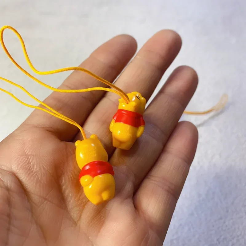 Genuine Bulk Q Version of The Little Yellow Bear In Red Clothes Cartoon Peripheral The Model Toys Key Bag Decoration