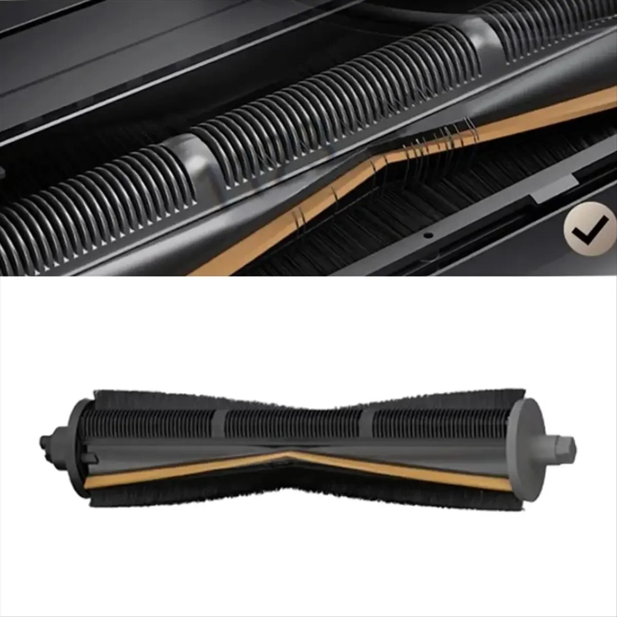 

A51U For Dreame X40/X30 Pro/X20 Pro Plus/L10S Ultra/L20 Ultra/L10 Plus Anti-Tangle Hair TriCut Brush Vacuum Main Brush Cover