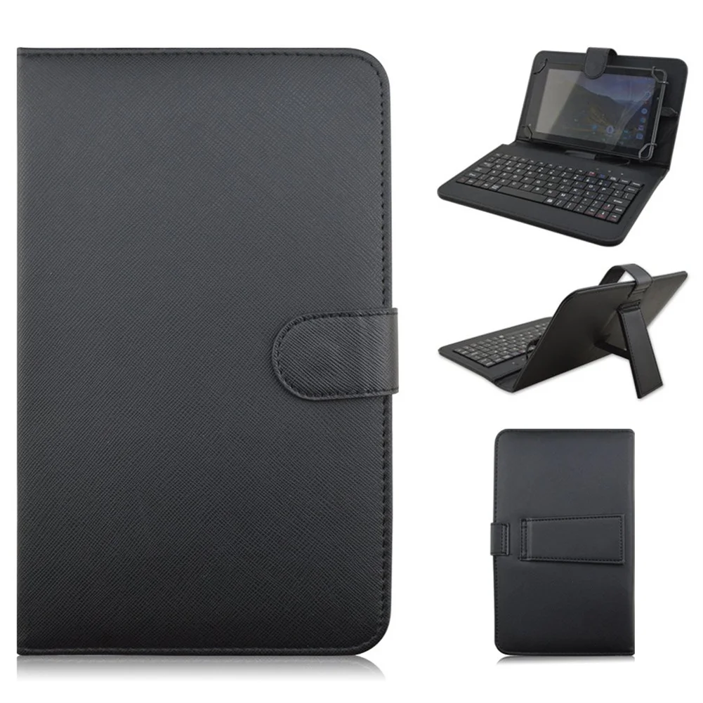 キーボード付きポータブルタブレットケース,トラベルスリーブ,取り外し可能なカバー,iOS, Android, Windowsシステムと互換性あり,7インチ,8インチ
