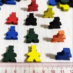 10pcs/lot 20*5mm Colorful Wooden Magician Mark Chess Pieces Board Game Accessories