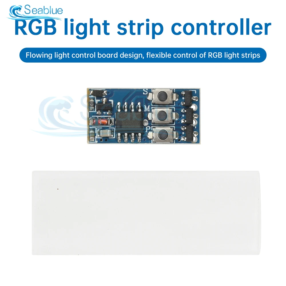 DC 5-24V WS2811 WS2812 1926 3905 LED Strip Control Board RGB Strip Controller Breathing Atmosphere Light COB Colorful Gradient