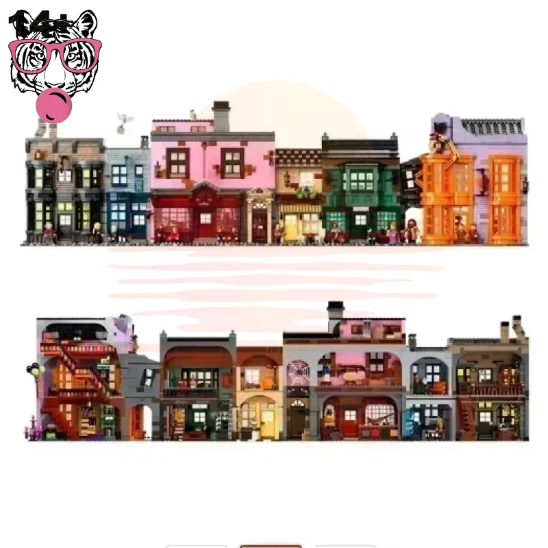 Hot 5544pcs Diagonal Lane Building Adjacent Alley Street View Model The Of Home Decor Christmas Gifts