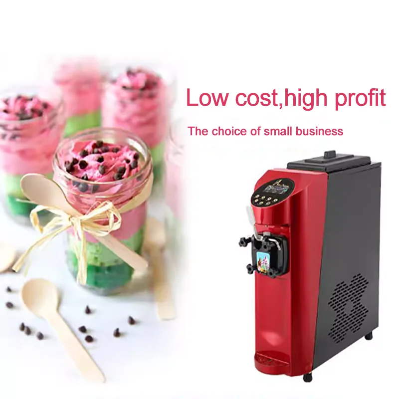 

Commercial Ice Cream Machine Commercial Soft Serve Ice Cream Making Machine 220v Small Mini Soft Ice Cream Maker