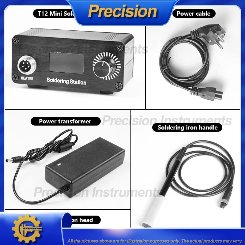 طقم مكواة لحام صغيرة بدرجة حرارة قابلة للتعديل لعام 2026 مع شاشة OLED أداة إصلاح محمولة للاستخدام المنزلي