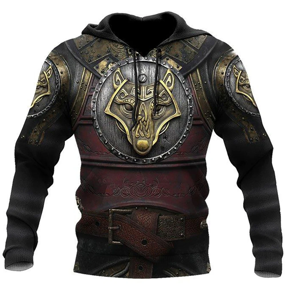 New Autumn Men's Hoodie 3D Print Sweatshirts Urban Trendy All-Match Oversized Tops Men Hooded Clothes Men Clothing