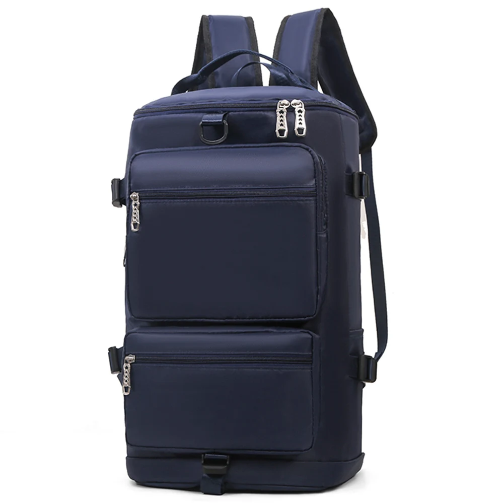 

Travel Duffel Bag Multifunctional Portable Gym Backpack Multi Pockets Overnight Luggage Backpack Oxford for Yoga Business Trips
