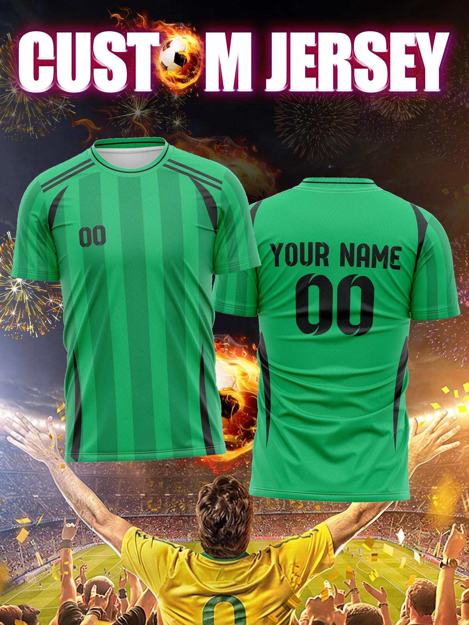 

Новая спортивная футболка с V-образным вырезом 2026 года – с возможностью нанесения имени и номера, быстросохнущая, дышащая, комфортная, для повседневной носки, спортзала, бега