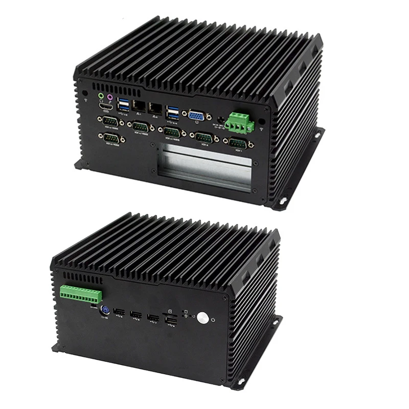

Small Computer PCIE X16 , PCIE X4 Slot Dual PCI Slot Industrial Embedded Box Mini Pc For Engineer