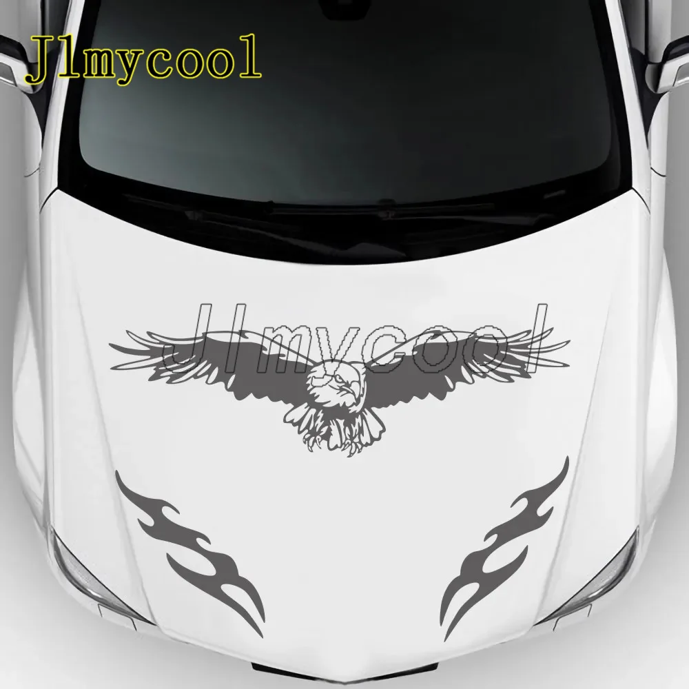 

Набор из 3 наклеек на капот автомобиля «Орлиные огненные талисманы»: виниловые наклейки для самостоятельной модификации, спортивные крылья, гоночные полосы, декоративные наклейки-декали