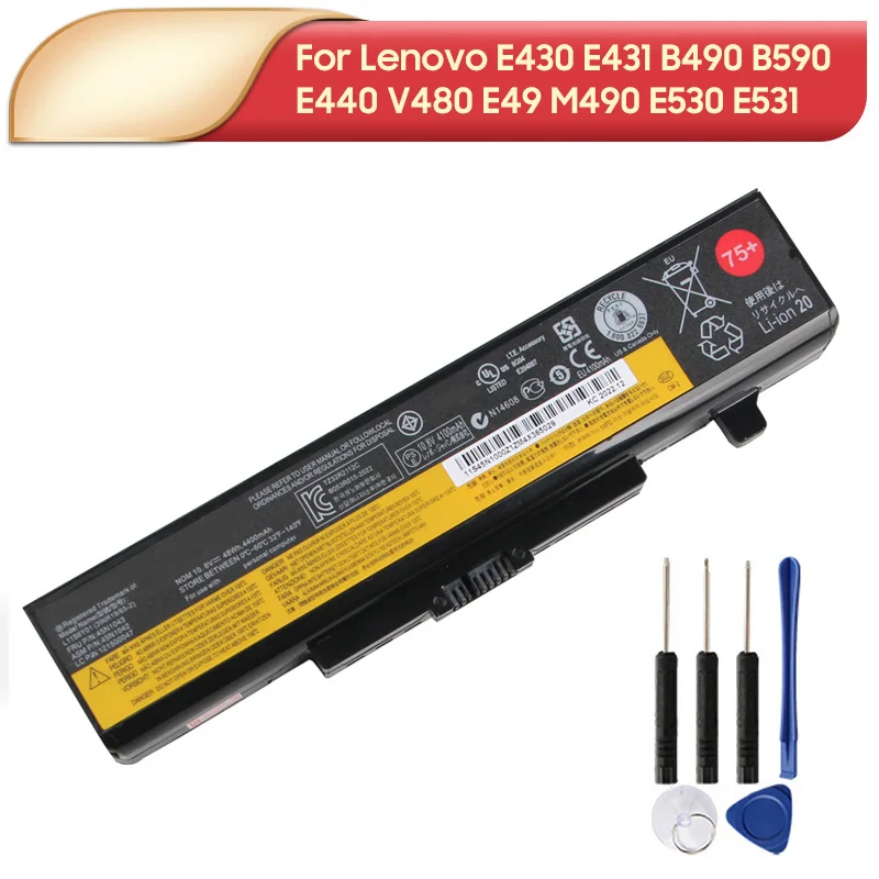 

Новая сменная батарея для Lenovo E430 E431 B490 B590 E440 V480 E49 M490 E530 E531 E540 E435 V490 V580 M495