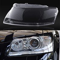 Headlamp Cover Lamp Shell Transparent Lampshade For Audi A8 D3 A8L 2002 2003 2004 2005 2006 2007 2008 2009 Headlights Lens Cover
