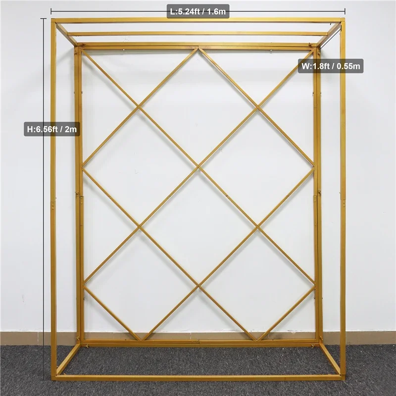 

Свадебная металлическая арка, кубовидная сетка, подставка, цветочная рама, фон, декор для вечеринки, дня рождения, праздничное украшение, новинка